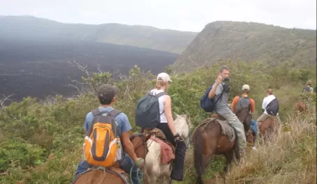 Horseback riding on Sierra Negra