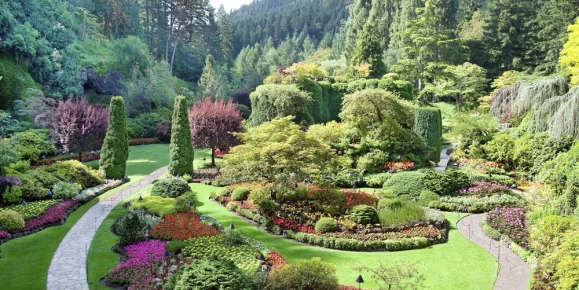 Sunken Garden at Butchart Garden, British Columbia