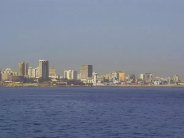 A view of Dakar from the sea
