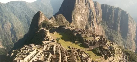 gorgeous view of Macchu Picchu