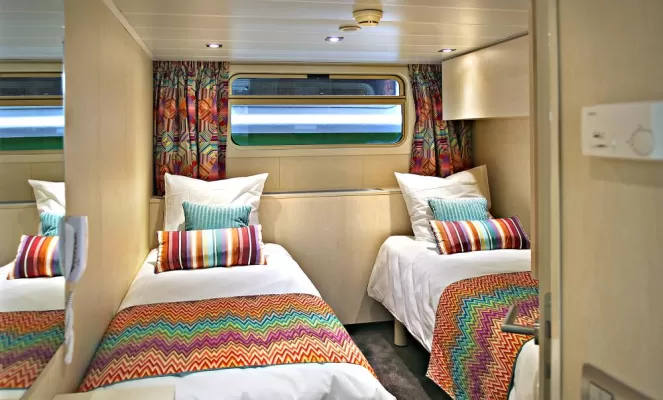 Your cabin on the MS Jeanine