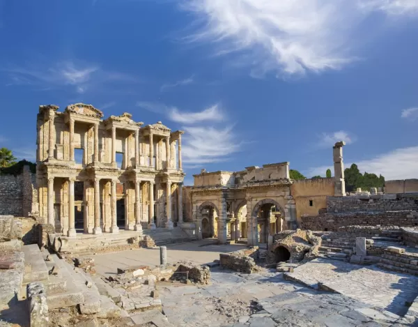 The ancient library at Ephesus