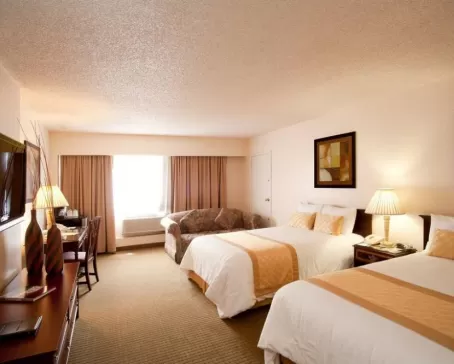 Comfortable rooms at the Quality Inn