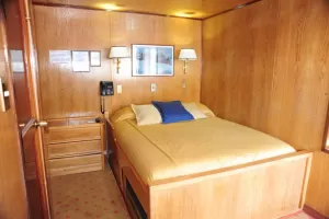 Your comfortable room on the Skorpios II