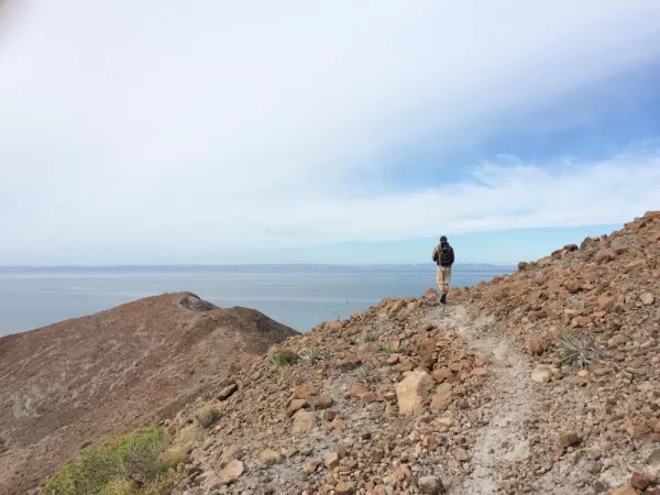 Hiking off the Sea of Cortez