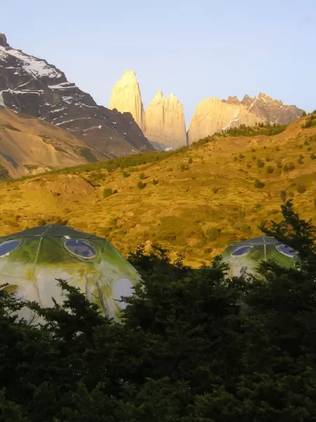 Las Torres from EcoCamp at sunrise