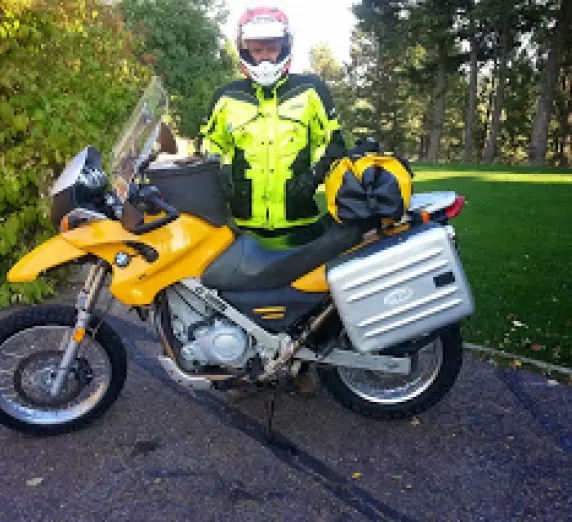 Me and my BMW650 GS
