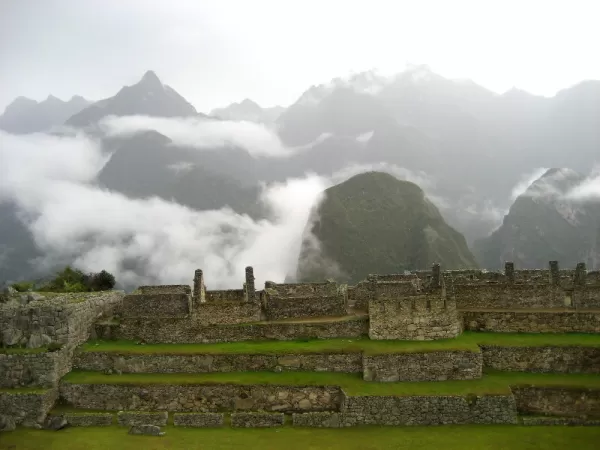 Machu Picchu in the mist