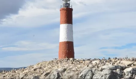The lighthouse at the end of the world. The southern most part of the American Continent in the Beagle Channel