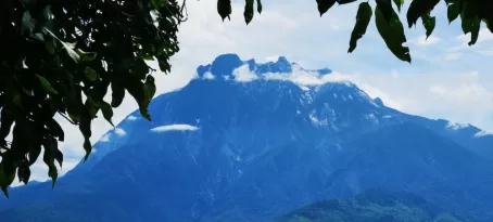 Mount Kinabalu spans six vegetation zones from lowland rainforest to alpine scrub