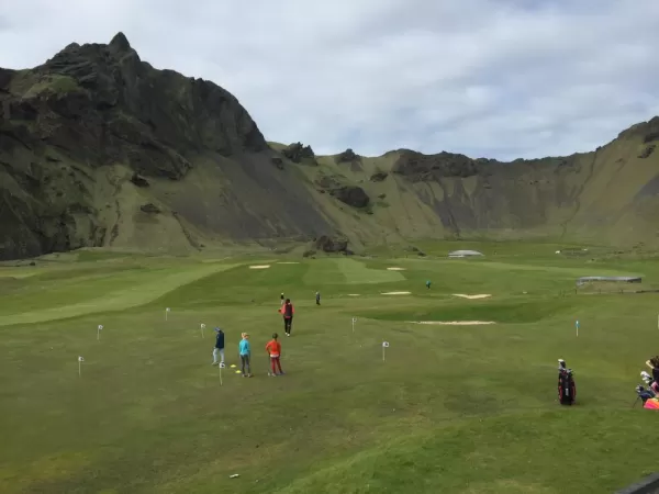 Golfing in Iceland