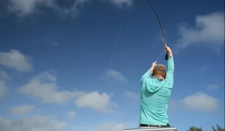 Fly fishing in the Bahamas