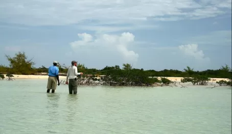 Bone fishing in the Bahamas