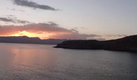 Sunset in Sea of Cortez