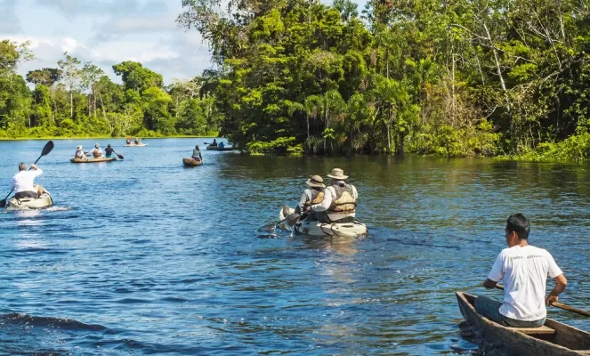 Zambezi Sands canoeing