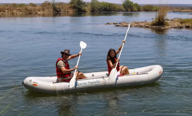 Zambezi Sands inflatable canoes