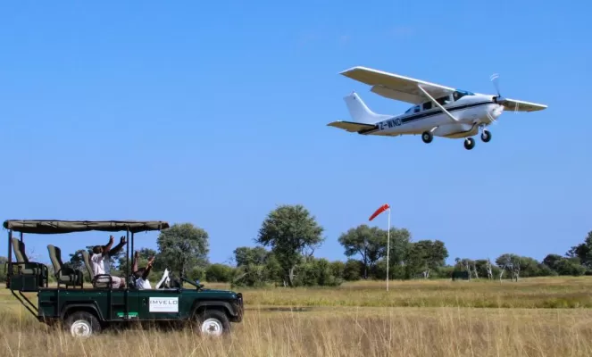 Fly into Bomani Airstrip starting in dry season
